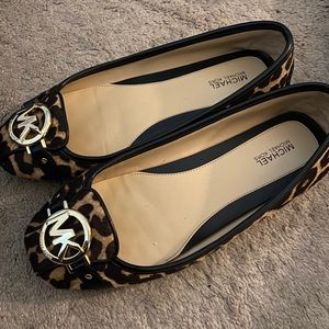 Michael Kors leopard print flats